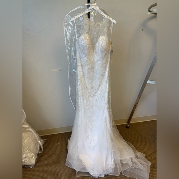 Mon Cheri Diamond White Gown 120165